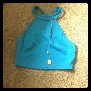 Crop topXS with necklace